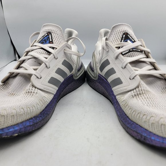 Adidas Ultraboost 20 Men Size 11.5 Dash Gray Blue ISS National Lab Sneaker Shoes - Picture 3 of 14